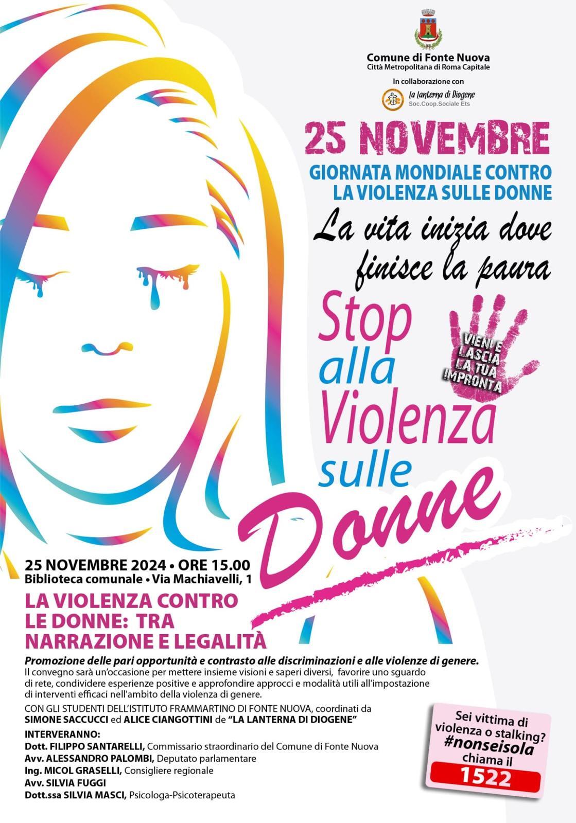 Giornata Mondiale Contro La Violenza Sulle Donne Il 25 Novembre A